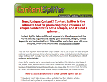 Tablet Screenshot of contentspiffer.com